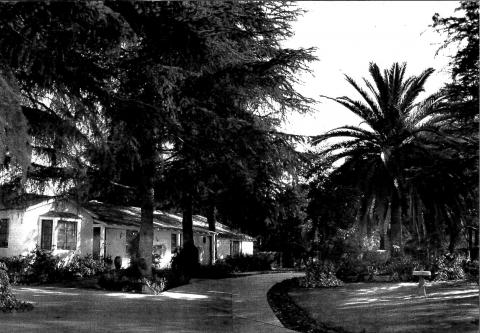 Aftergood home, entrance on Van Nuys Blvd.